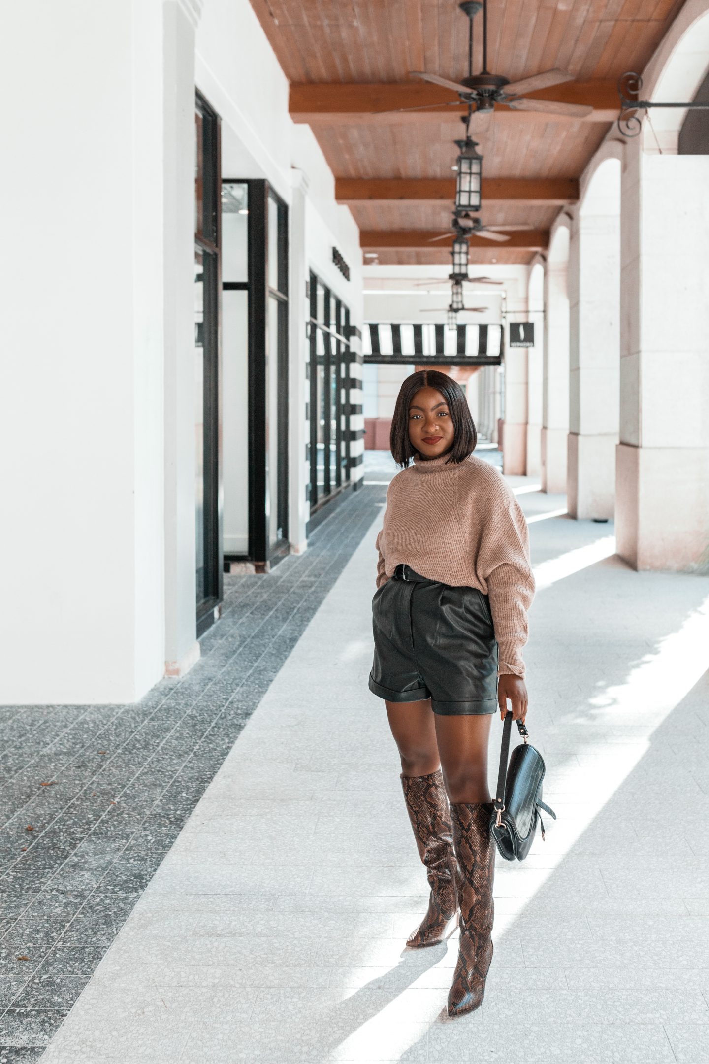How to Style: Leather shorts for the fall — Bella Rosa