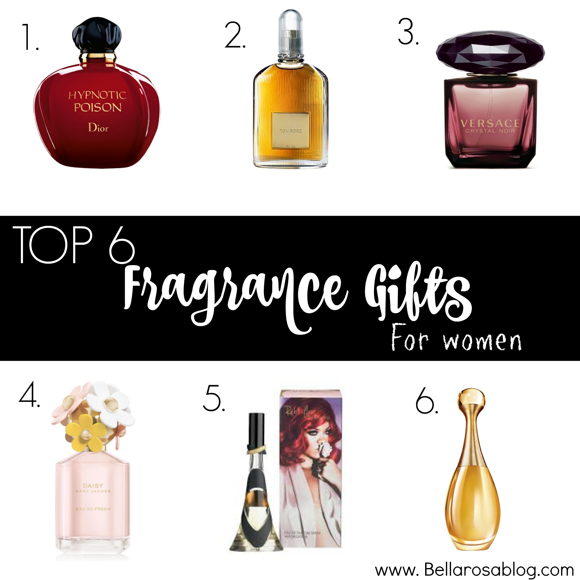 top 6 fragrance gifts
