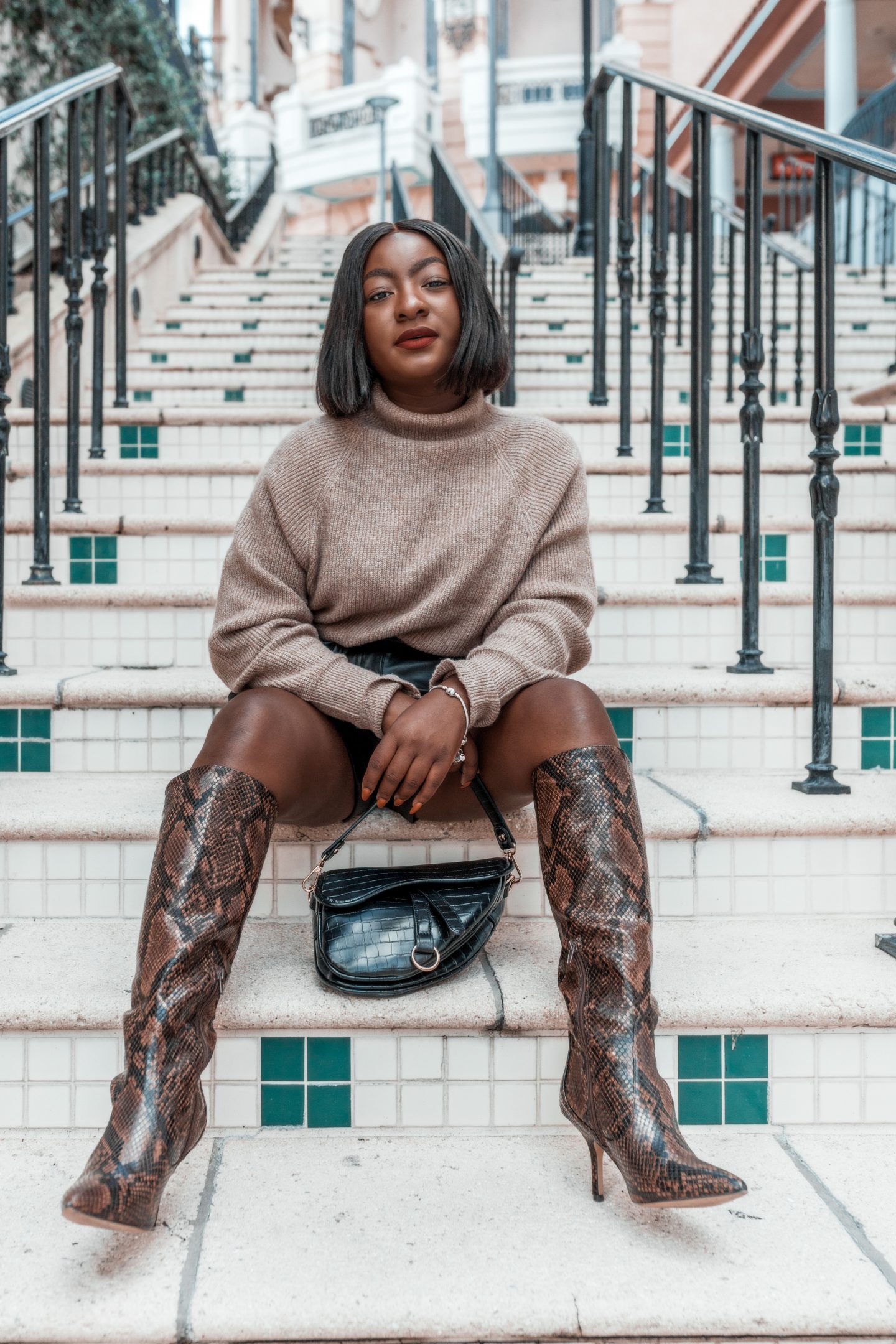 How to Style: Leather shorts for the fall
