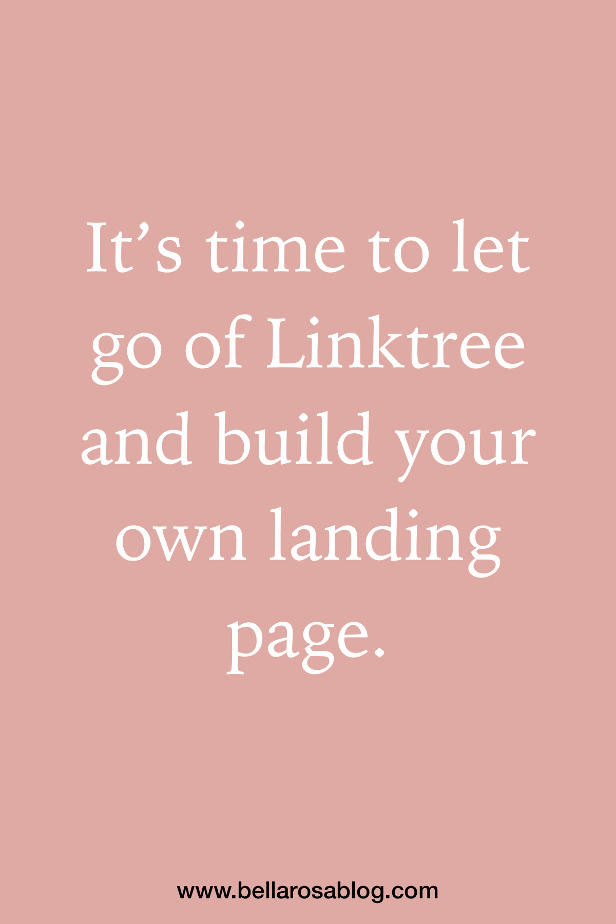 How to create your own landing page for Instagram – Bella Rosa