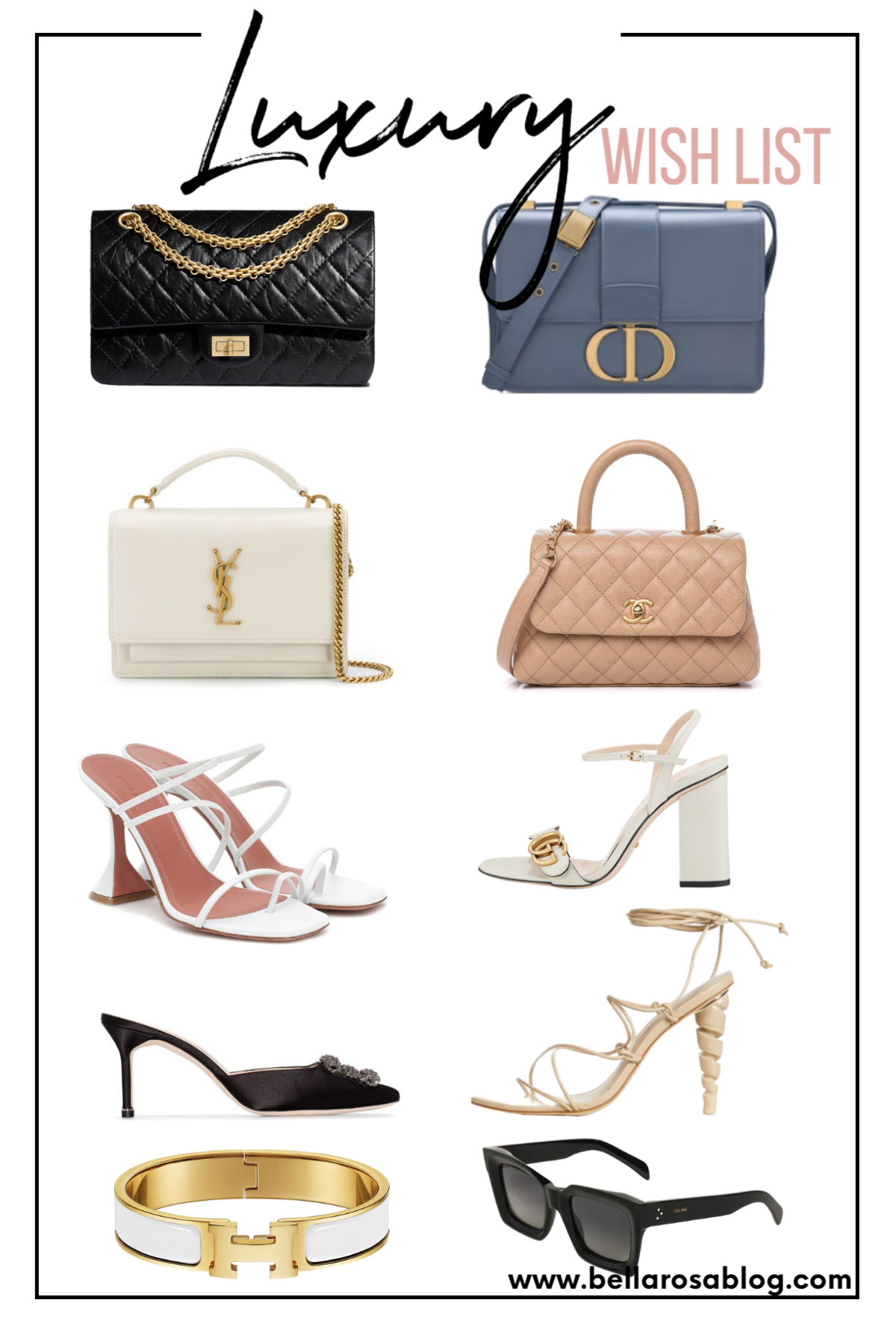 My Luxury Wish List + 10 Places to Shop Pre-owned – Bella Rosa